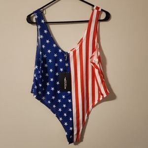 USA Flag Bodysuit *NWT*
